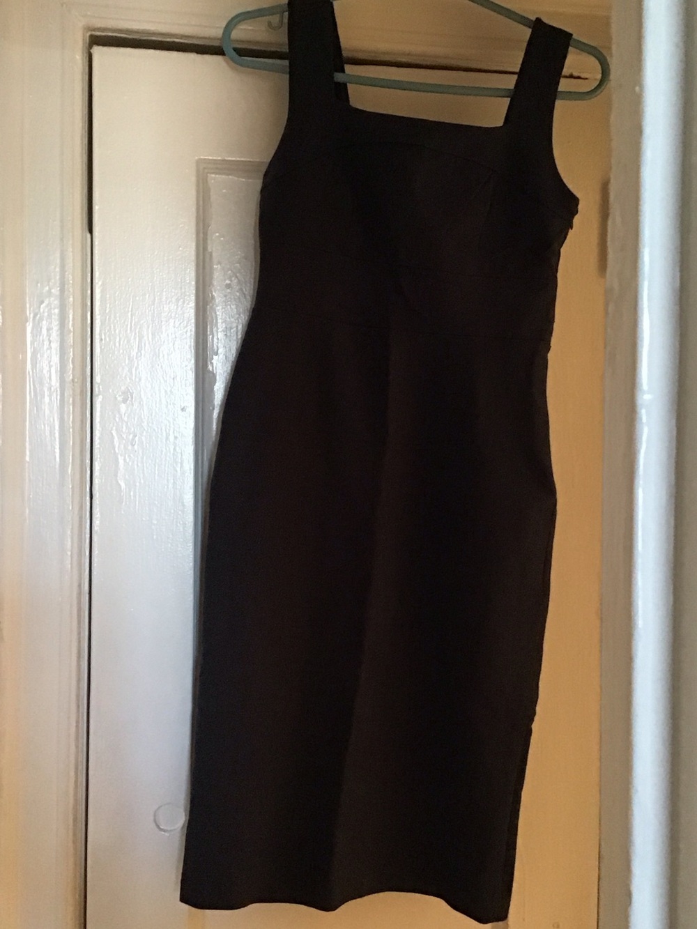Classic Denim Like Sleeveless Sheath Dress